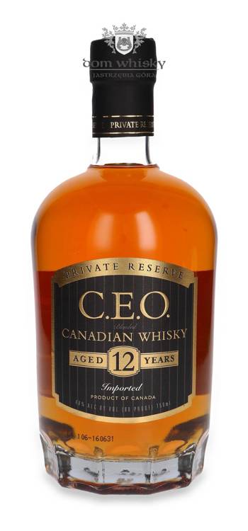 C.E.O. 12-letni Canadian Whisky  / 40%/ 0,75l