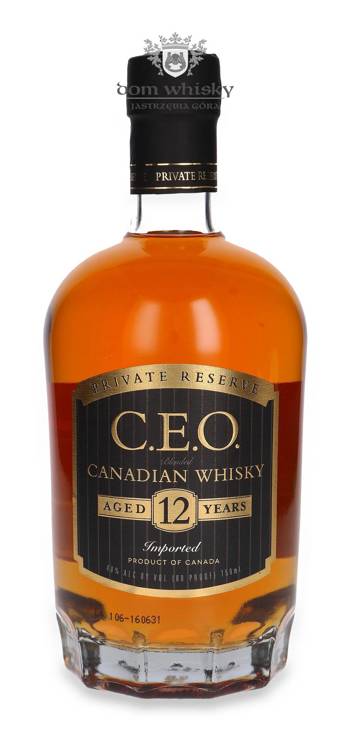 C.E.O. Private Reserve 12-letnia Canadian Whisky /40%/ 0,75l	