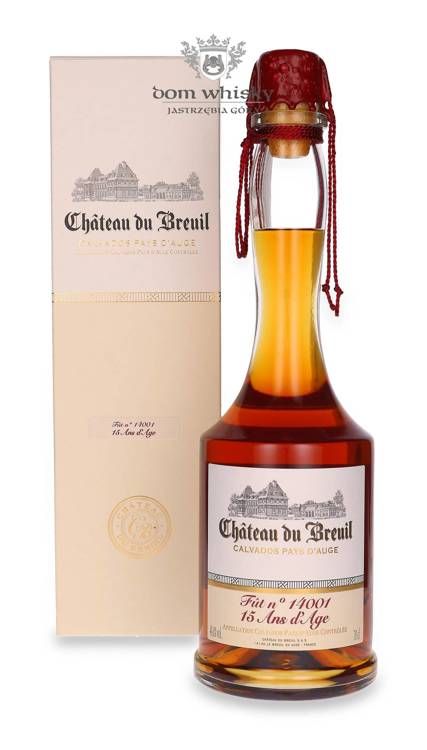 Calvados Chateau du Breuil Fut No 14001, 15-letni / 48,6% / 0,7l