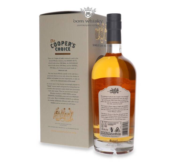 Campbeltown 9-letni (D.2014, B.2023) Sauternes Cask Finish The Cooper's Choice / 53%/ 0,7l