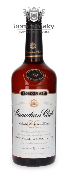 Canadian Club 6-letni Canadian Whisky / 40% / 1,0l