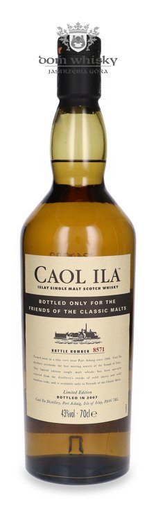 Caol Ila Bottled 2007 for Friends of Classic Malts / 43%/ 0,7l