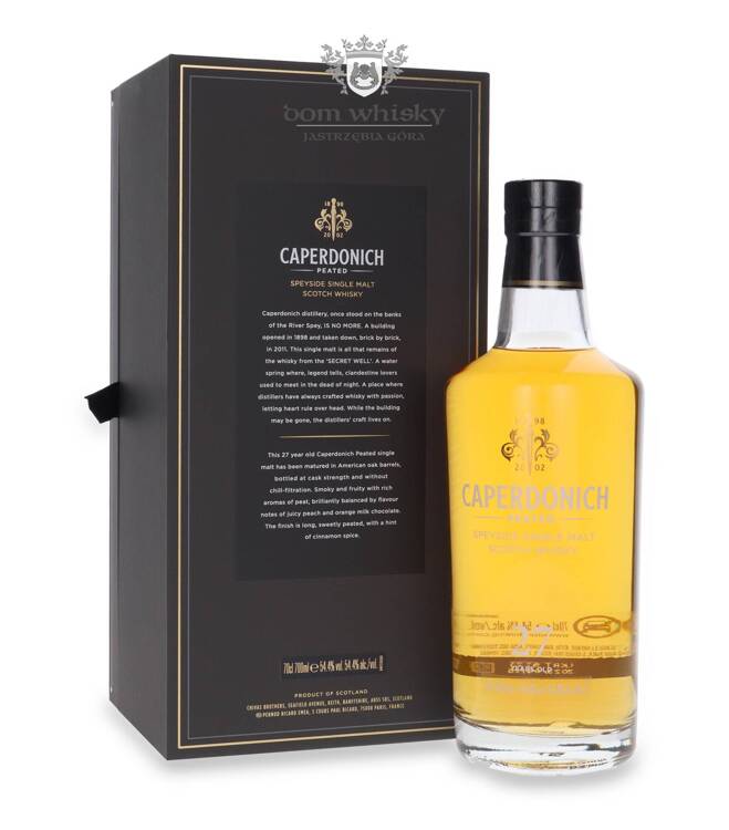 Caperdonich 27-letni Peated Secret Speyside Collection / 54,4% 0,7l