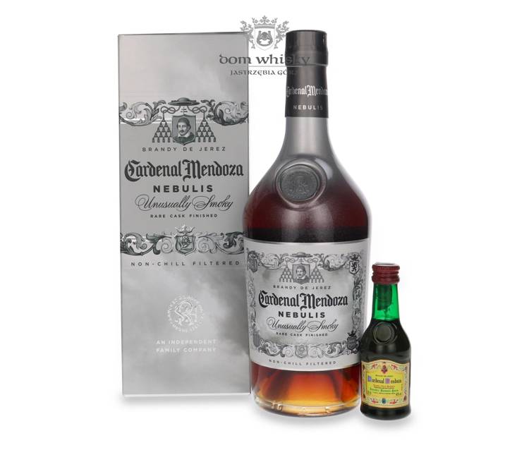 Cardenal Mendoza Nebulis Brandy de Jerez Solera Rare Cask Finished / 40% / 0,7l + Cardenal Mendoza Solera Gran Reserva / 40% / 0,05l