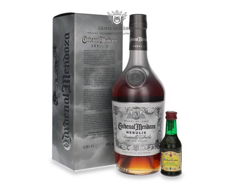 Cardenal Mendoza Nebulis Brandy de Jerez Solera Rare Cask Finished / 40% / 0,7l + Cardenal Mendoza Solera Gran Reserva / 40% / 0,05l