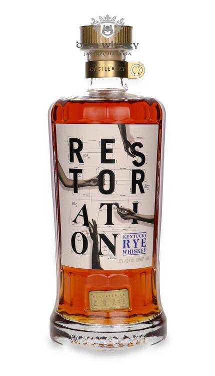 Castle & Key Restoration, Kentucky Rye Whiskey (2021 Release) / 52%/ 0,75l
