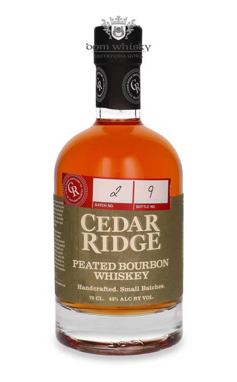 Cedar Ridge Peated Bourbon Whiskey / 43%/ 0,7l