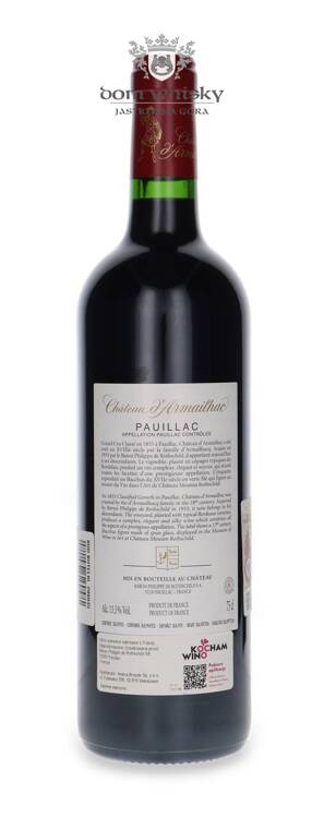 Château d'Armailhac Pauillac 2017 Grand Cru Classé / 13,5%/ 0,75l