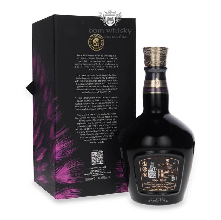 Chivas Royal Salute 21-letni Harris Reed Pink Edition / 40%/ 0,7l