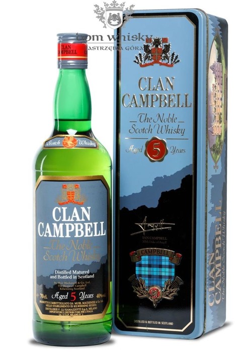 Clan Campbell 5-letni / Tin Box / 40% / 0,7l