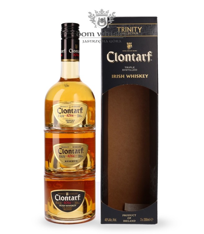 Clontarf 1014 Trinity Single Malt & Reserve & Classic /40%/ 3x0,2l