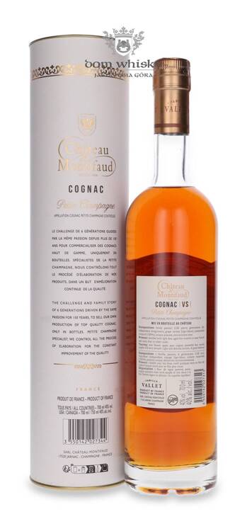 Cognac Chateau de Montifaud VS Petite Champagne / 40% / 0,7l