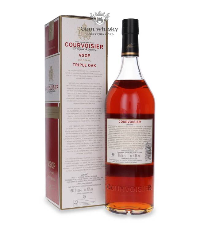 Cognac Courvoisier VSOP Triple Oak / 40% / 1,0l