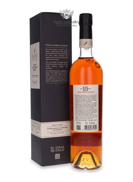 Cognac Frapin 15-letni Cognac Cask Strength, Grande Champagne / 45,3%/ 0,7l