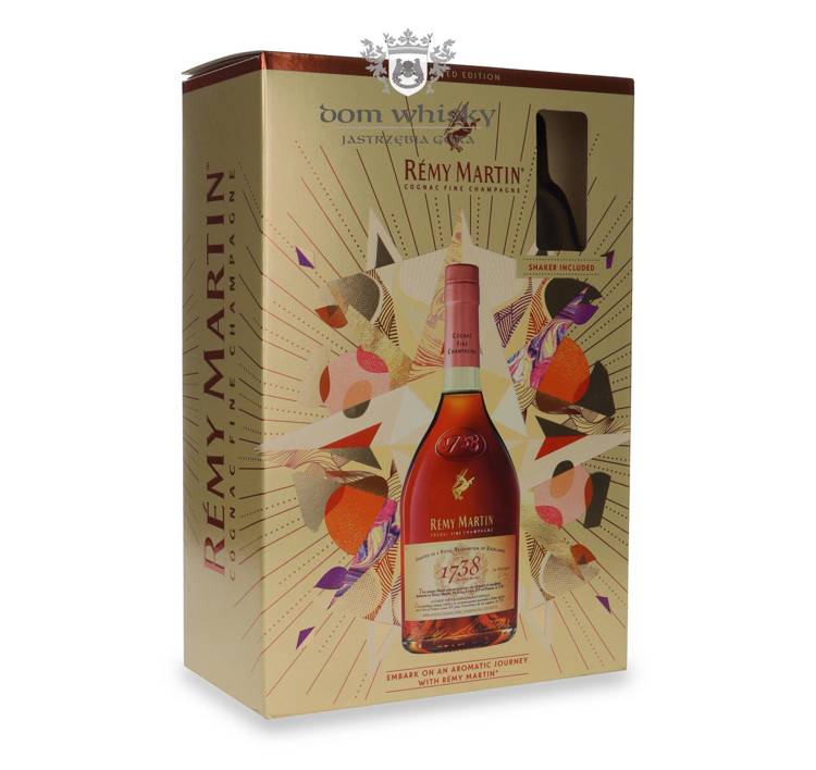 Cognac Remy Martin 1738 Accord Royal + Shaker / 40% / 0,7l