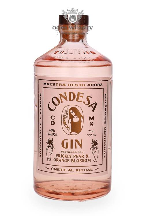 Condesa Prickly Pear & Orange Blossom Gin (Meksyk) / 43%/ 0,7l