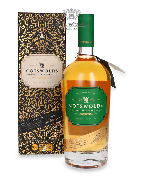 Cotswolds 2016 Peated Cask Single Malt Whisky / 46%/ 0,7l	
