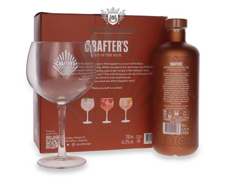 Crafter's Aromatic Flower Gin  + Copa Glass / 44,3% / 0,7l