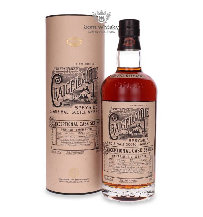 Craigellachie 15-letnia (D.2007, B.2022) Exceptional Cask Series / 57% / 0,7l