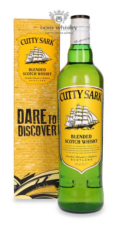 Cutty Sark Blended Scotch Whisky / karton / 40%/ 0,7l