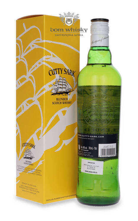 Cutty Sark Blended Scotch Whisky / karton / 40%/ 0,7l