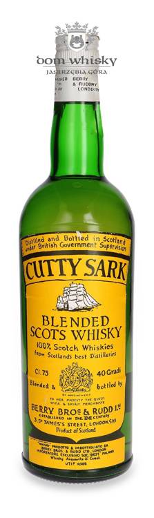 Cutty Sark (Bottled 1980s) /40%/ 0,75l