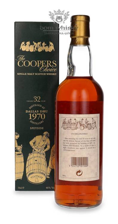 Dallas Dhu 32-letni (D.1970, B.2002) The Cooper’s Choice / 46%/ 0,7l