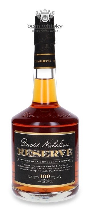 David Nicholson Reserve Kentucky Straight Bourbon / 50%/ 0,75l	