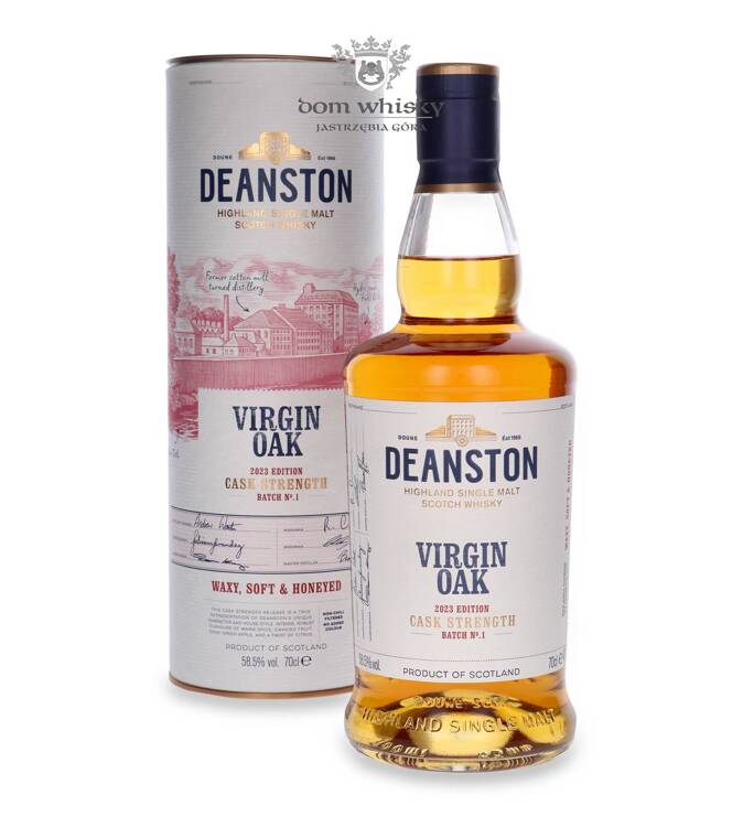 Deanston Virgin Oak Cask Strength Batch No.1, 2023 Edition / 58,5% / 0,7l