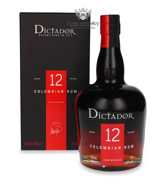 Dictador 12-letni Rum  / 40% / 0,7l