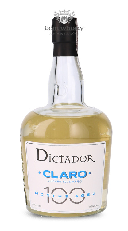 Dictador Claro 100 Months Aged Rum  / 40% / 0,7l