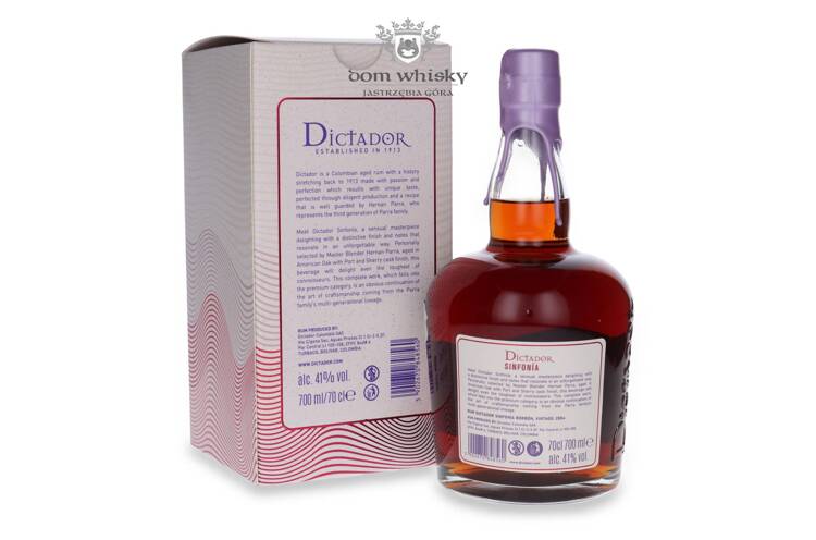 Dictador Sinfonia Borbón Vintage 2004, 18-letni / 41% / 0,7l