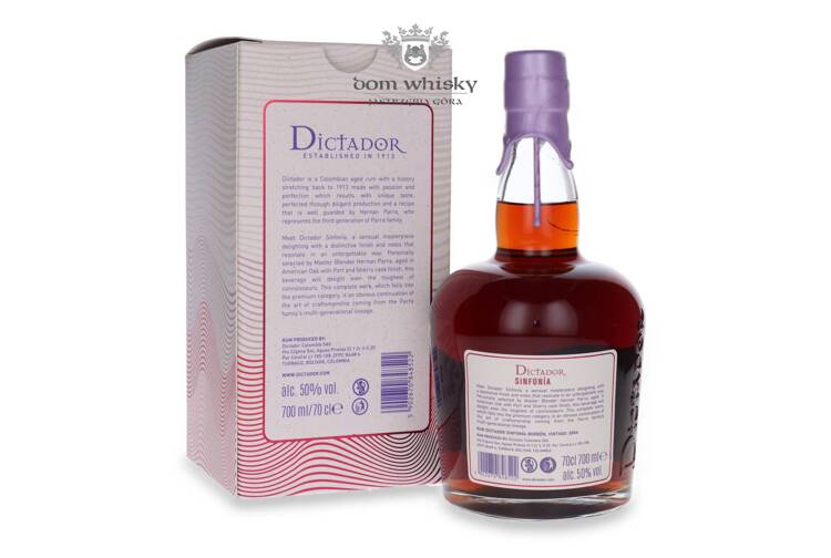 Dictador Sinfonia Borbón Vintage 2004, 18-letni / 50% / 0,7l