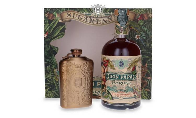 Don Papa Baroko Rum Philipines + piersiówka / 40% / 0,7l