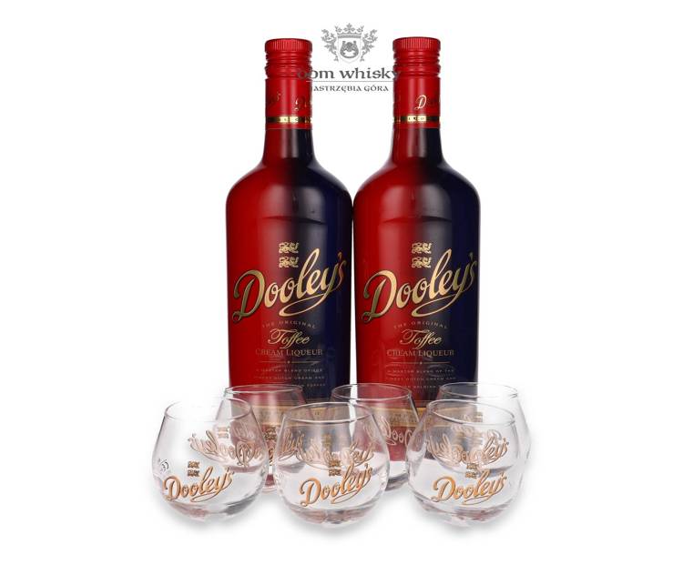 Dooley's Toffee Twin Pack + 6 x Tipper Glass