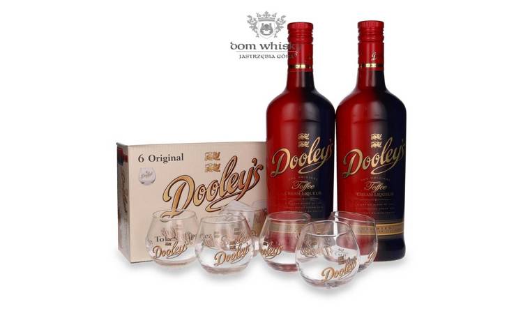 Dooley's Toffee Twin Pack + 6 x Tipper Glass