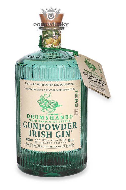 Drumshanbo Gunpowder Irish Gin with Sardinian Citrus / 43%/ 0,7l