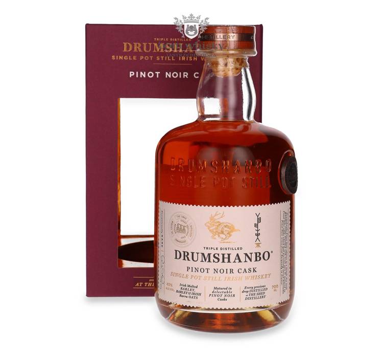 Drumshanbo Single Pot Still Irish Whiskey, Pinot Noir Cask / 43%/ 0,7l