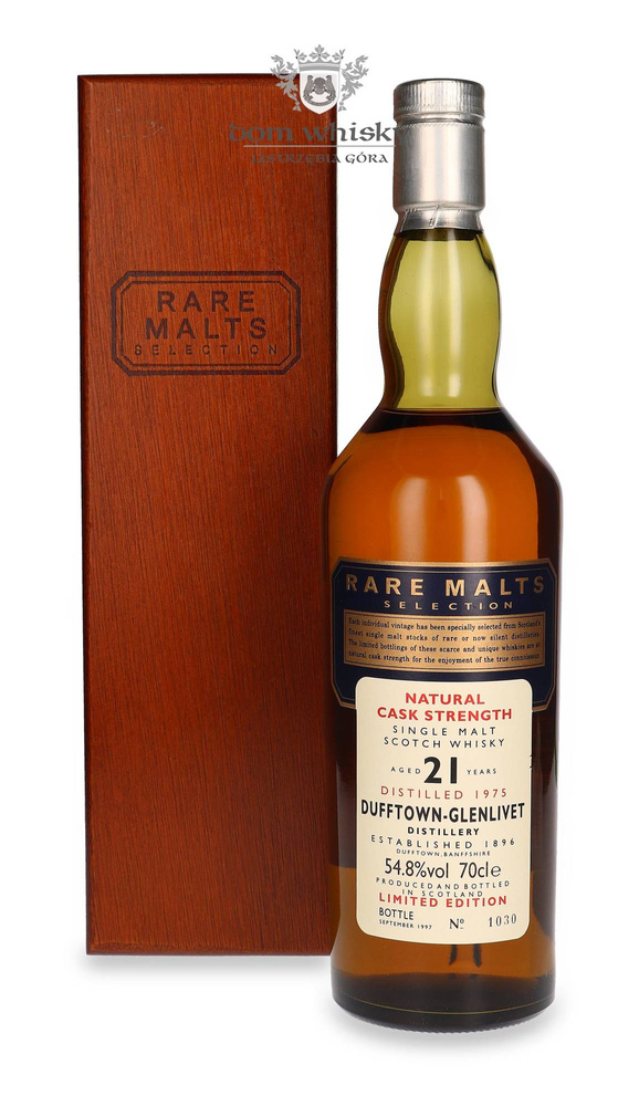 Dufftown-Glenlivet 21-letni (D.1975, B.1997) Rare Malts / 54,8% / 0,7l