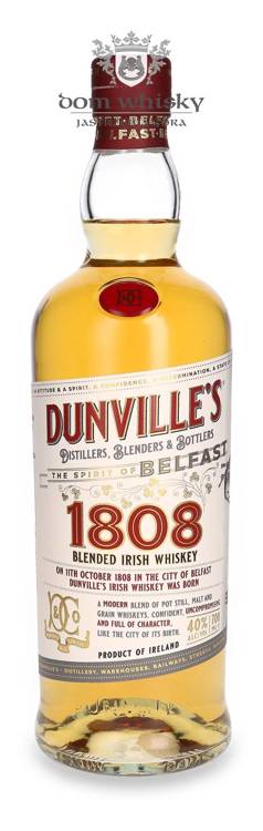 Dunville's 1808 Blended Irish Whiskey / 40% / 0,7l