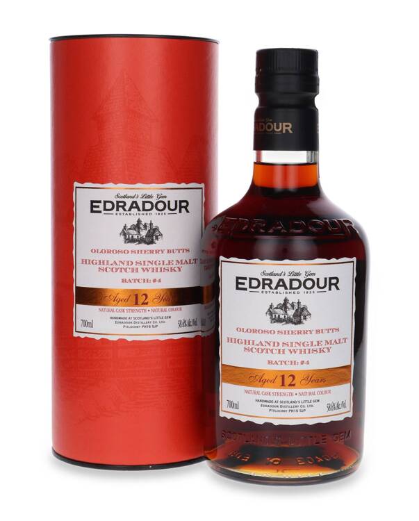 Edradour 12-letni Oloroso Sherry Butts, Batch # 4 / 58,6% / 0,7l	