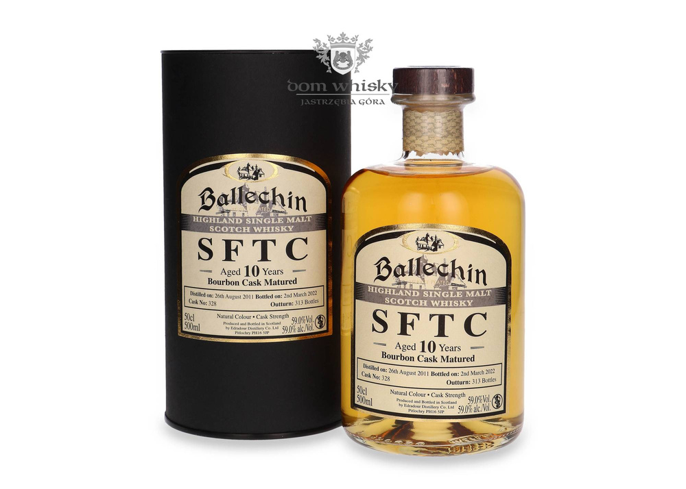 Edradour Ballechin 2011, 10-letni Straight from the Cask (Bourbon) / 59% / 0,5l