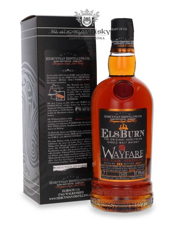 Elsburn The Wayfare Cask Strength, Batch No 002 Hercynian Single Malt Whisky /57,9% / 0,7l   