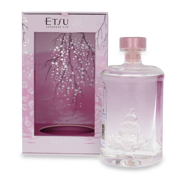 Etsu Sakura Limited Edition Japanese Gin / 43%/ 0,7l