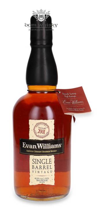 Evan Williams Single Barrel 2001 Vintage / 43,3%/ 0,75l