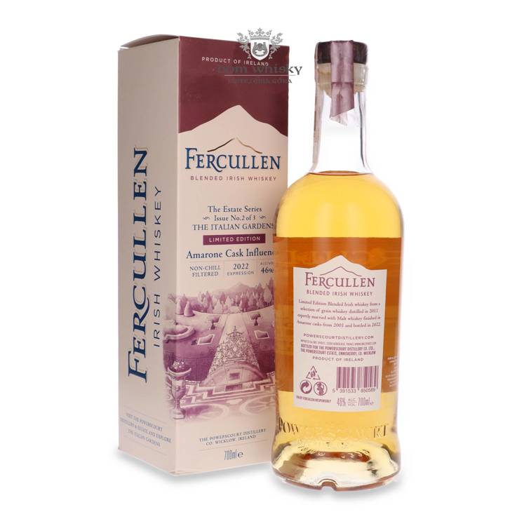 Fercullen Blended Whiskey Amarone Cask Influence, Italian Gardens / 46% / 0,7l