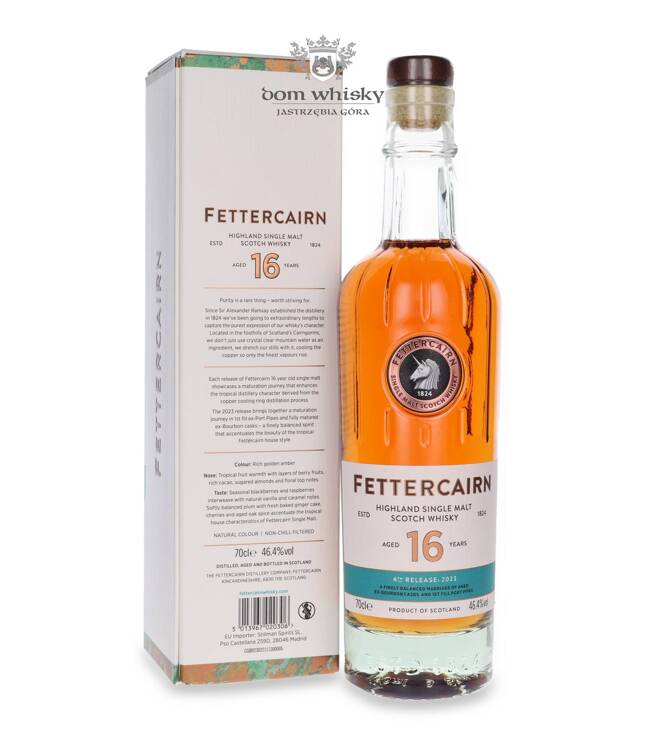 Fettercairn 16-letni 4th Release 2023 / 46,4%/ 0,7l