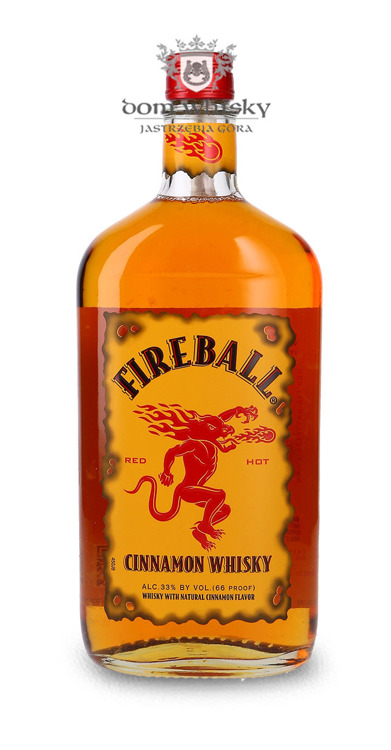 Fireball Cinnamon Whisky Liqueur (American market ) / 33% / 0,75l