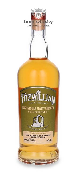 Fitzwilliam Cider Cask Finish Irish Single Malt Whiskey /40%/ 0,7l