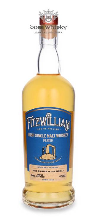 Fitzwilliam Single Malt Peated Irish Whiskey / 43% / 0,7l